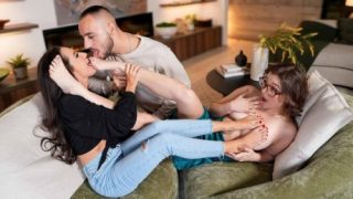 Three is Better Than One – Freya Von Doom & Leana Lovings